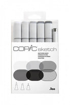 Sketch 6'lı Marker Seti - Sketching Grays - 0