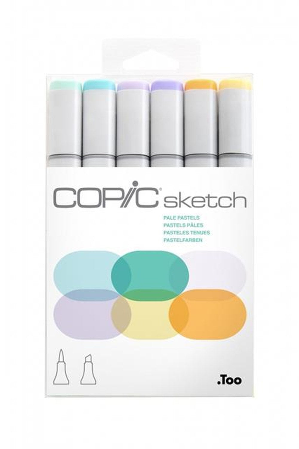 Sketch 6'lı Marker Seti - Pale Pastels - 0