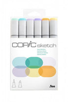 Sketch 6'lı Marker Seti - Pale Pastels - 0