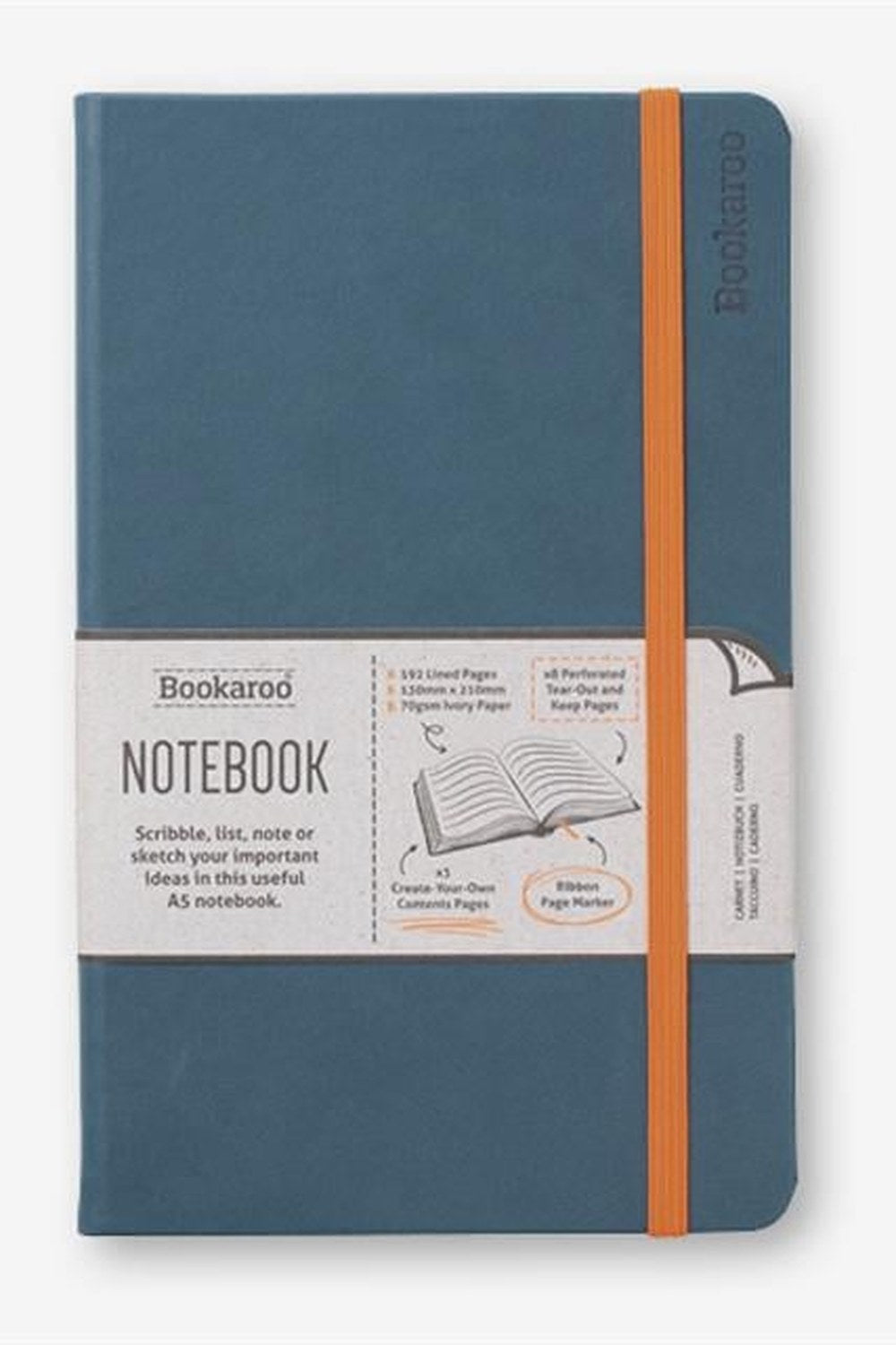 A5 Çizgili Defter - Teal - 0