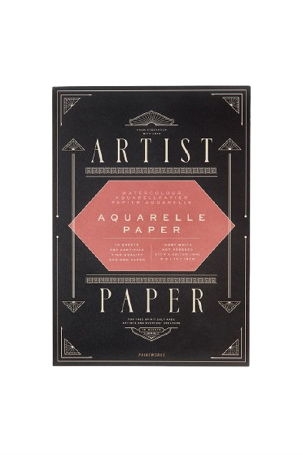 Aquarelle Paper Pad A4 Çizgisiz Suluboya Çizim Defteri - 0