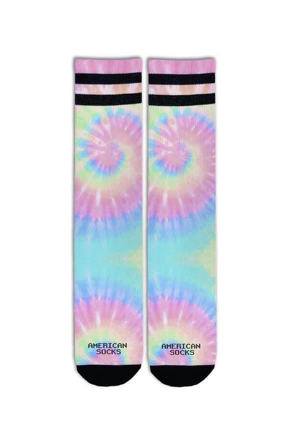 Tie Dye Pastel Mid High Unisex Çorap - 5