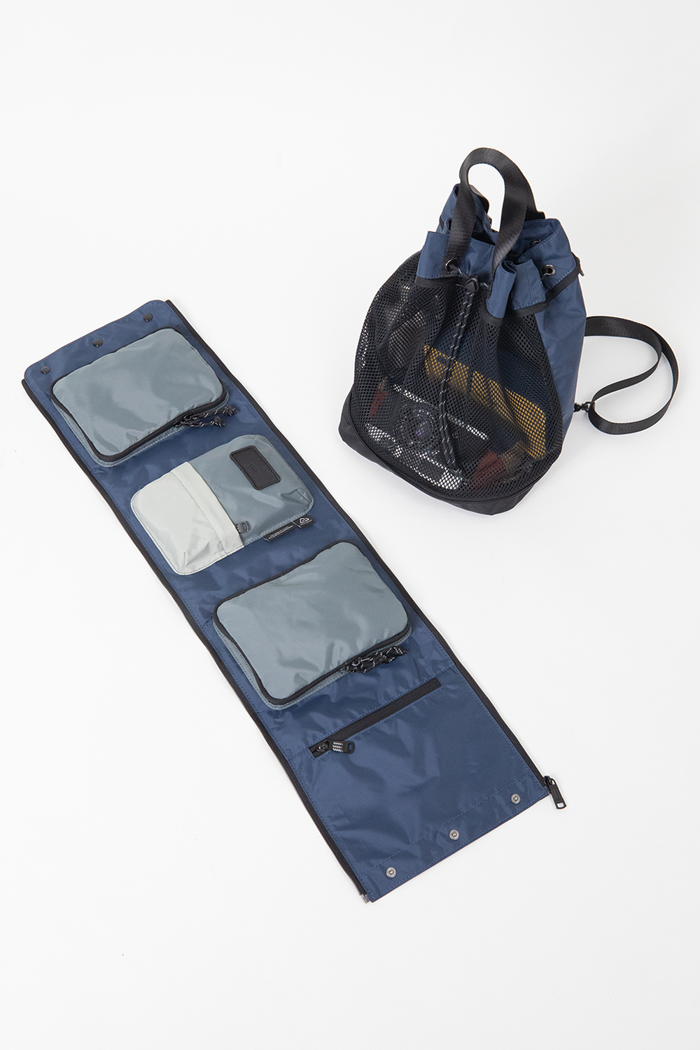 Pyramid Go Wild Serisi Navy X Grey Unisex Omuz Çantası - 4
