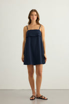 Indy Mini Dress - Navy - 6