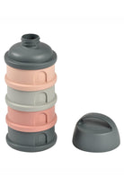 4 Katmanlı Süt Tozu Kutusu ve Atıştırmalık Kabı - Mineral Grey / Pink - 2