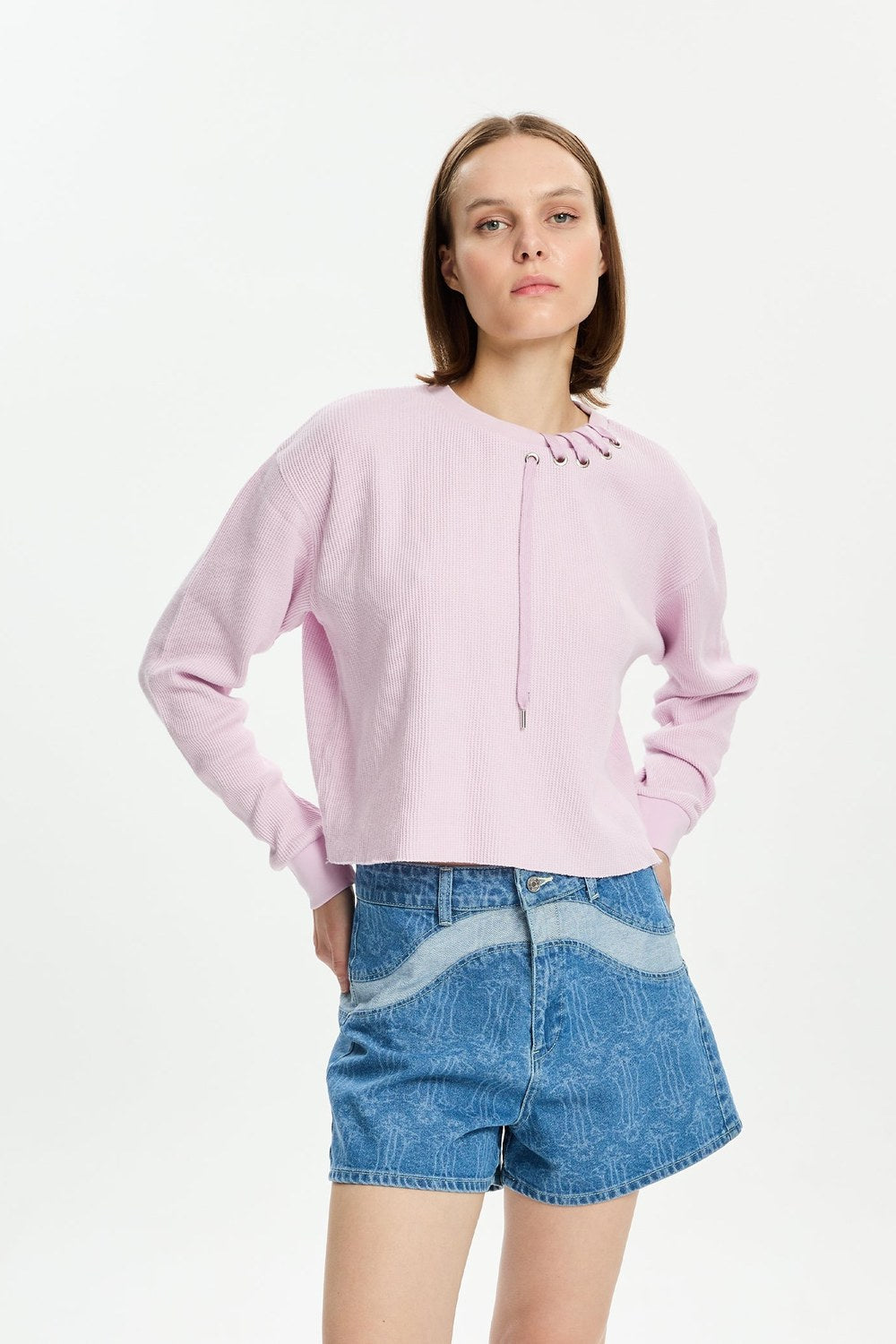 Waffle Sweatshirt - 0