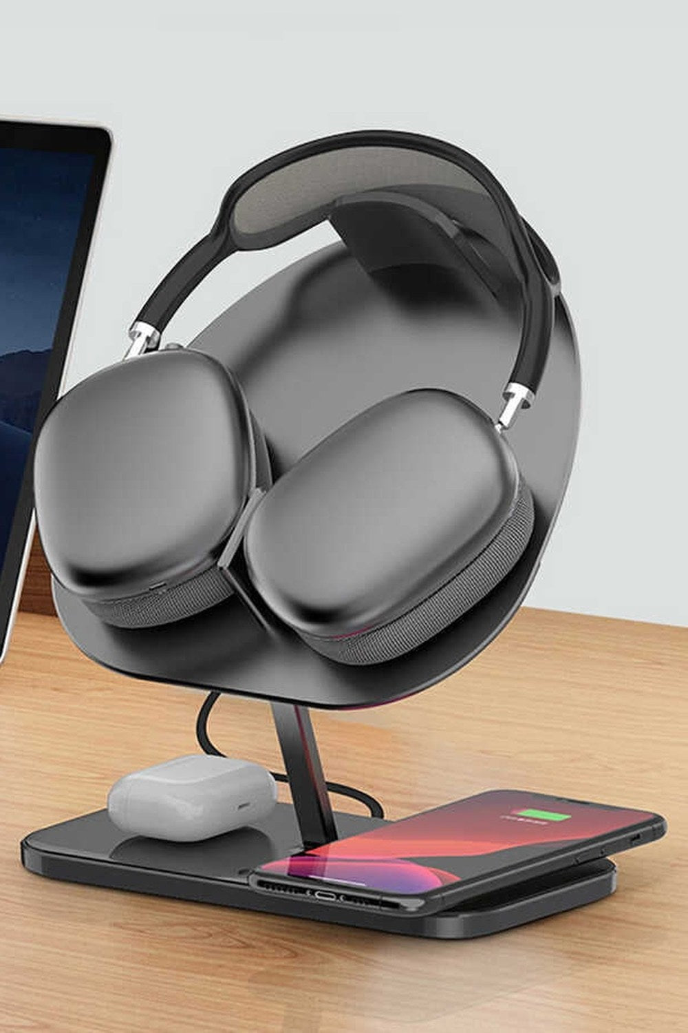 Manyetik Kablosuz Şarj Standı, 15w + 15w - 1