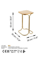 Shb-001-C Dekoratif Ahşap Metal Sehpa - 5