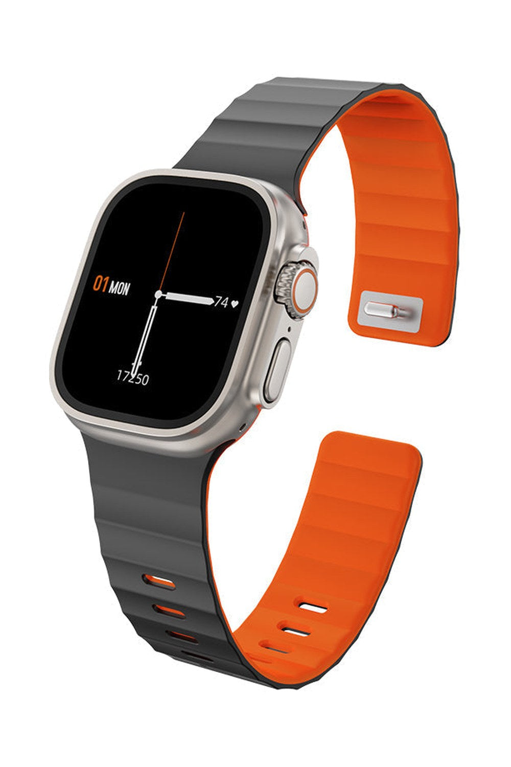 Apple Watch Uyumlu Manyetik Silikon Kordon - 2