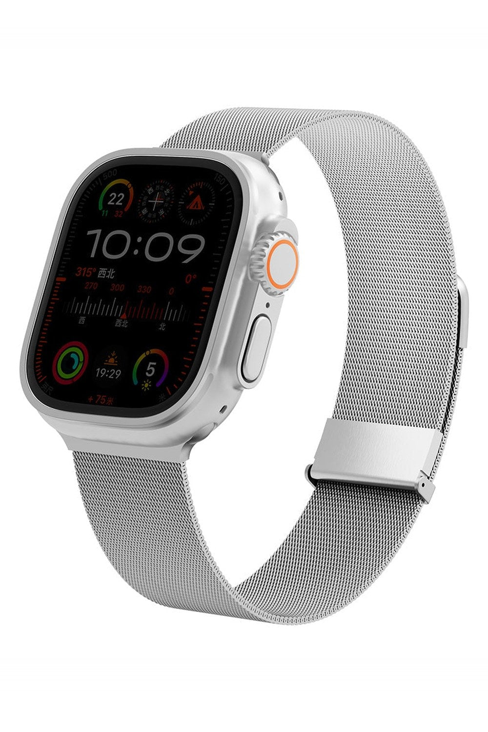 Apple Watch Uyumlu Manyetik Örgü Metal Kordon - 3