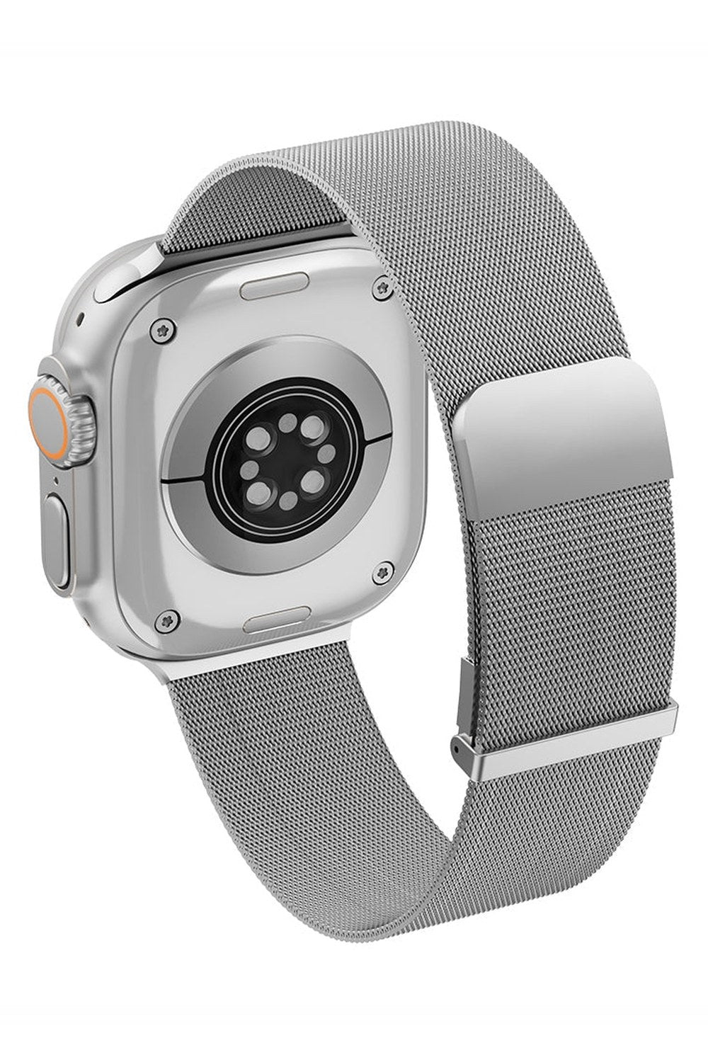 Apple Watch Uyumlu Manyetik Örgü Metal Kordon - 4