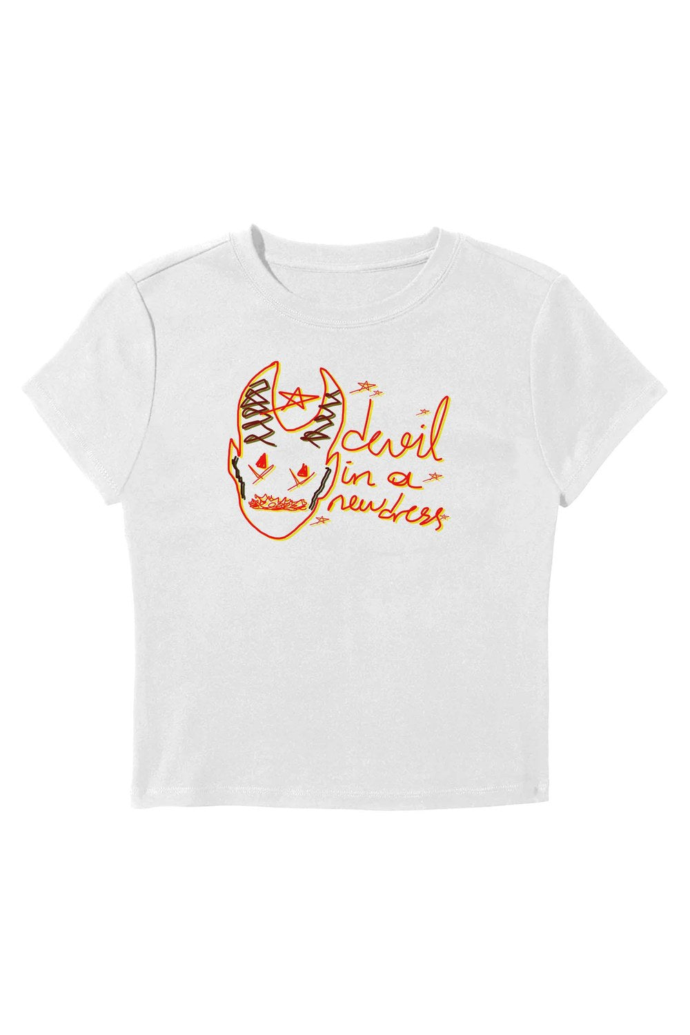 Devil In A New Dress Baby Tee - 0