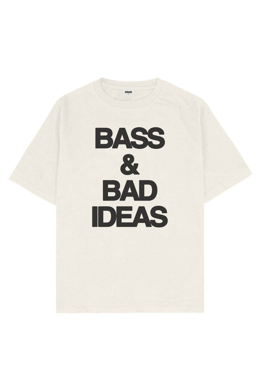 Bass and Bad Ideas Oversize Tişört - 3