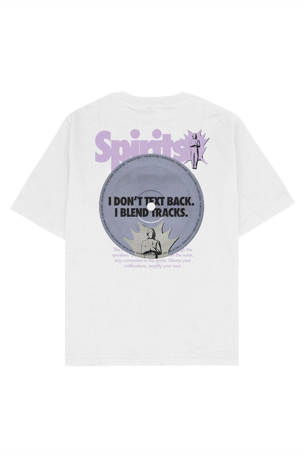 I Don't Text Back Oversize Tişört - 5