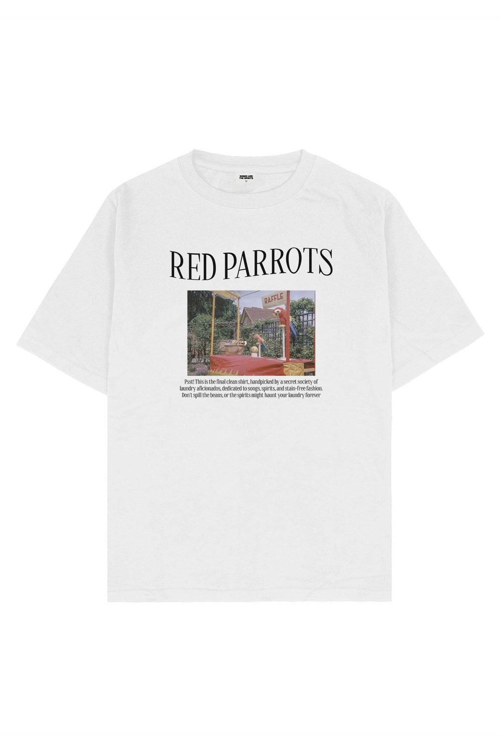 Red Parrots Oversize Tişört - 0