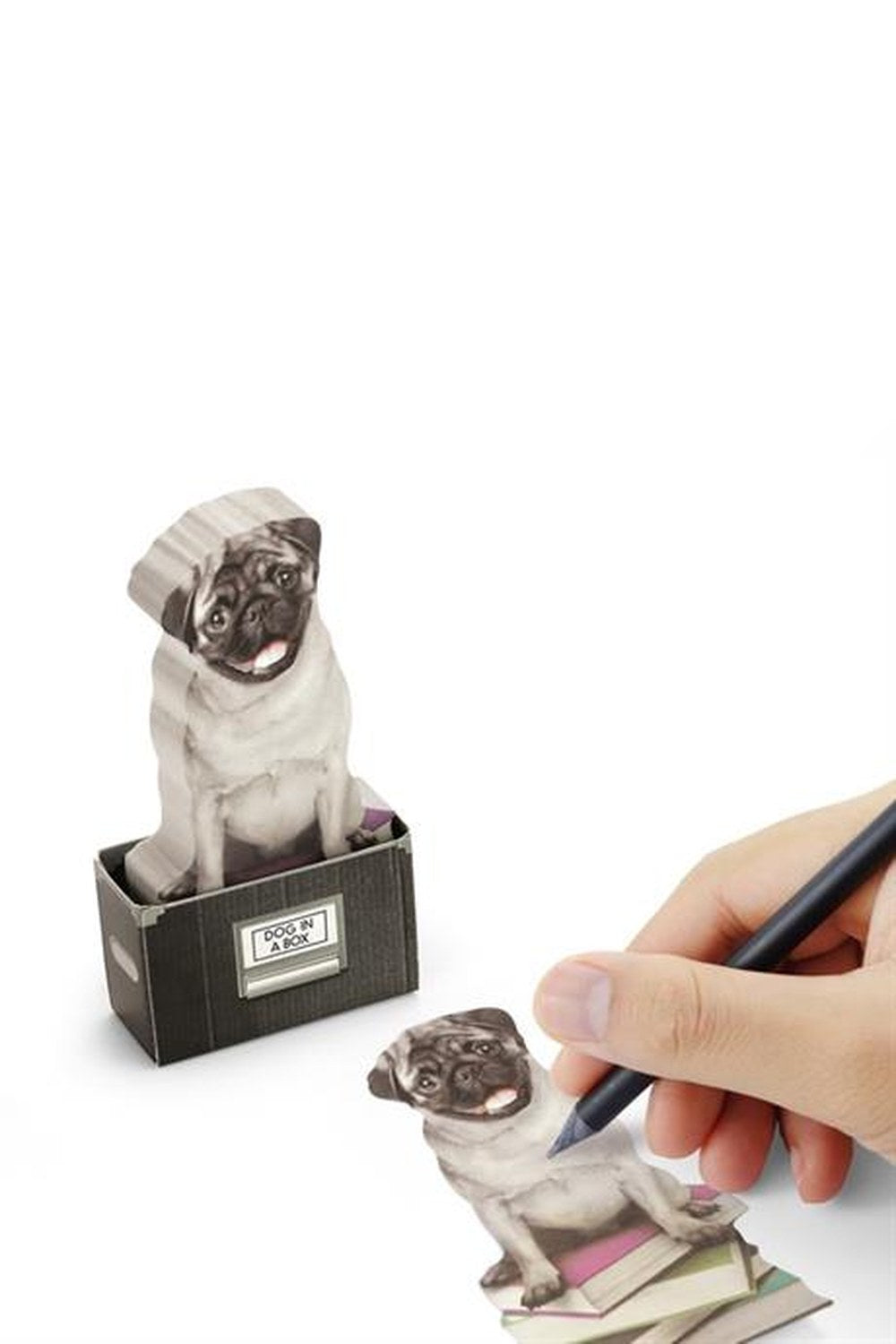 Mustard Dippy Dog Vantuz Ayaklı Yapışkanlı Notluk - 1