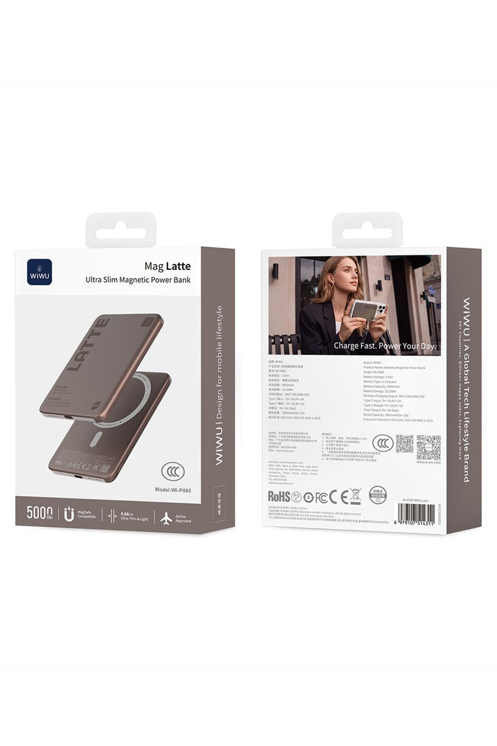 Magpearl Manyetik Kablosuz Powerbank - 5000 mAh, 15 W - 2