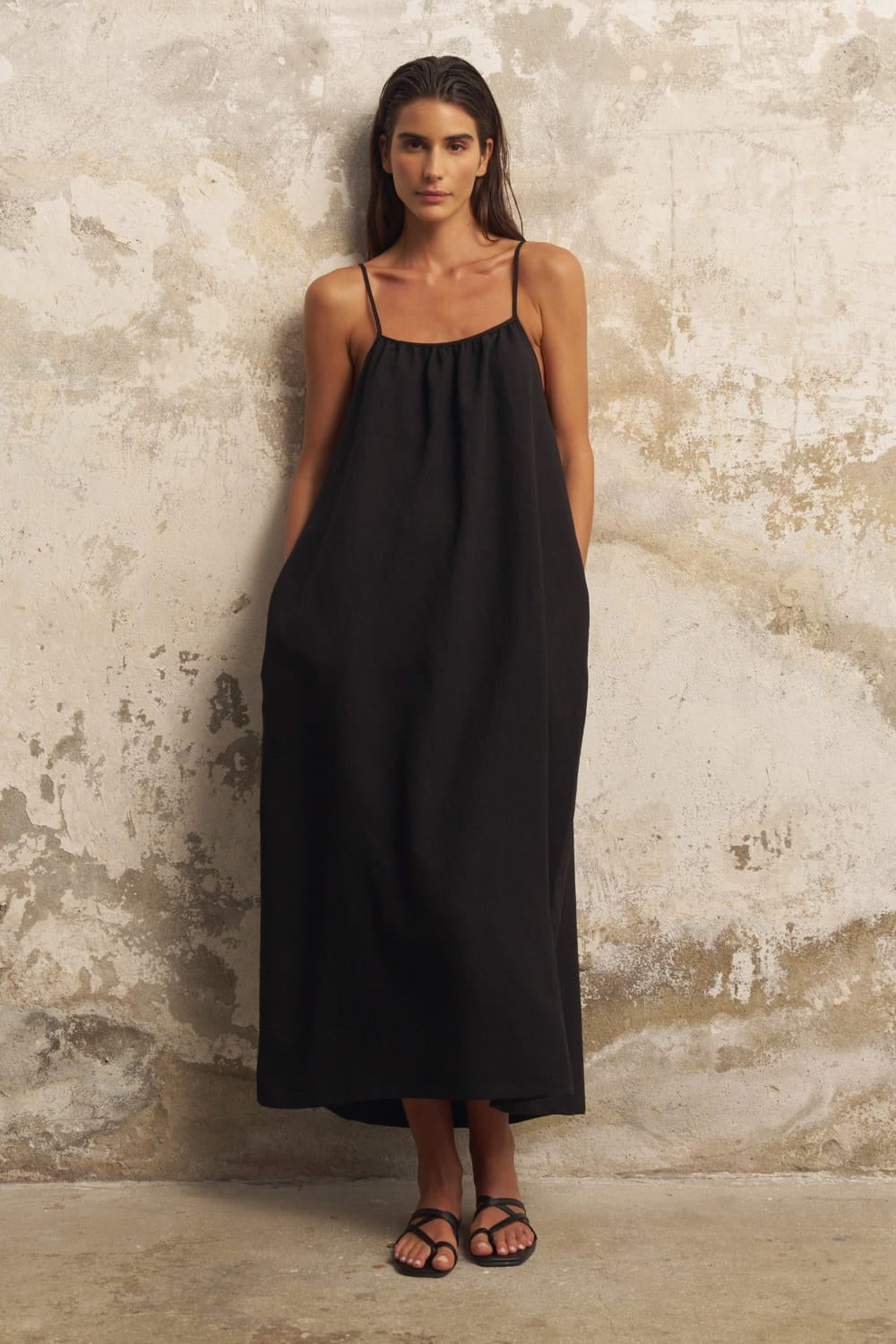 Bliss Flow Maxi Dress Black - 3