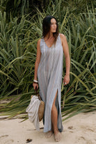 Day Break Dress Navy With Stripes - 0