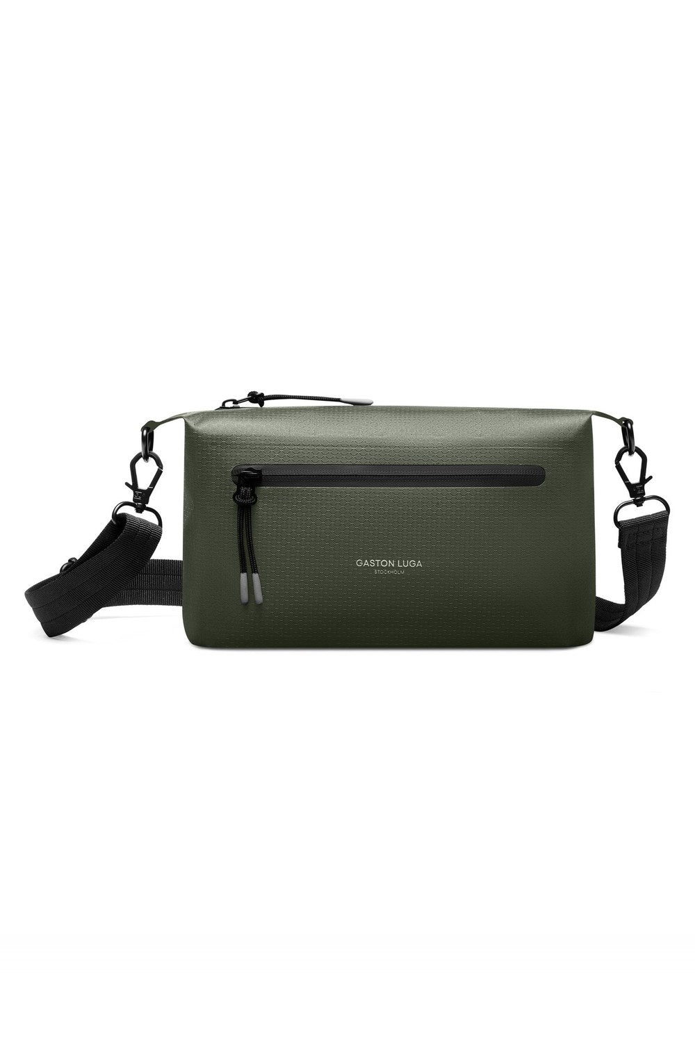 Lightweight Duo Seal Crossbody Omuz Çantası Olive - 0