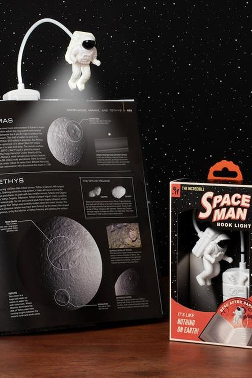 İf Işıklı & Özel Kutusunda Kitap Ayracı Spaceman - 3