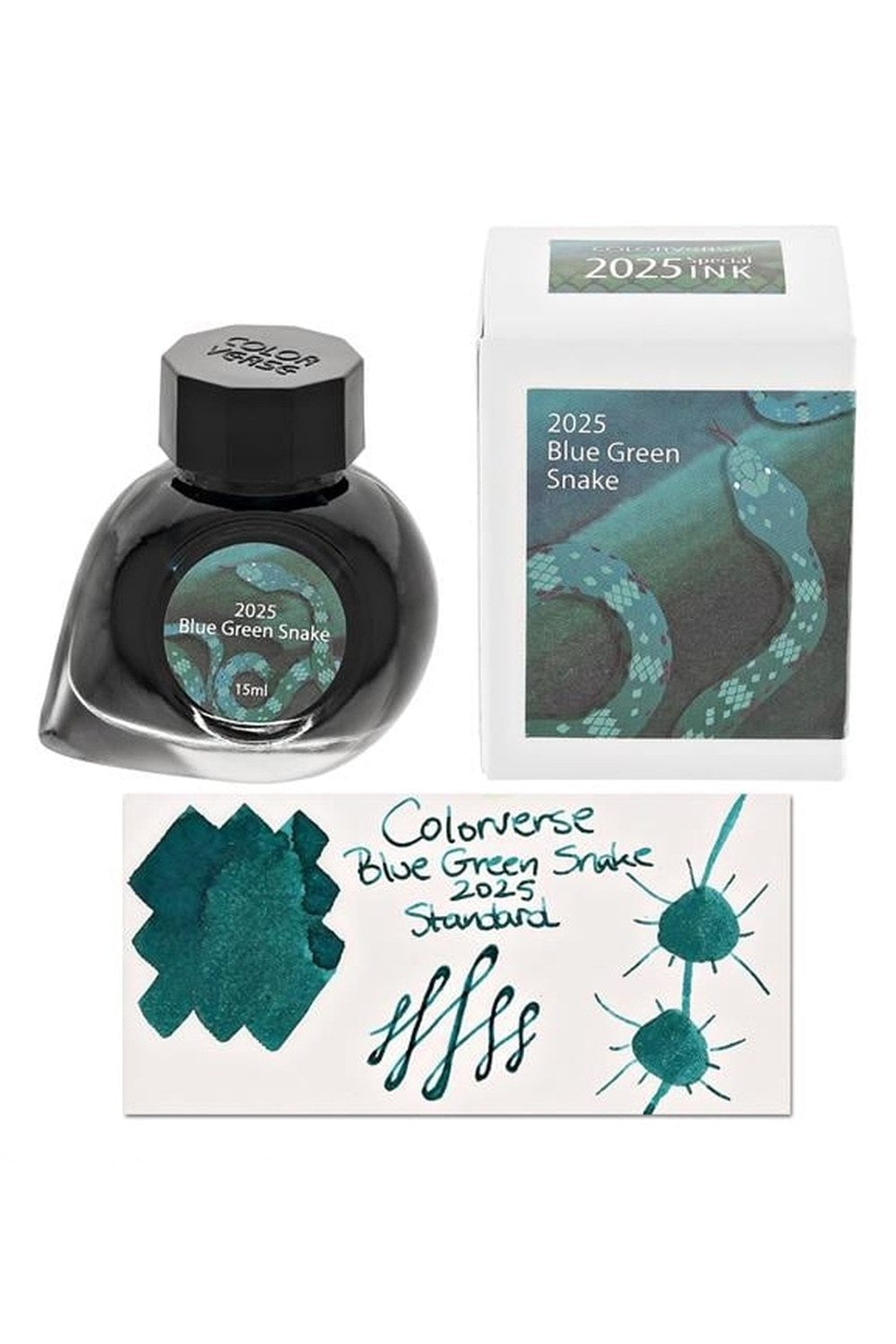 2025 Limited Edition Blue Green Snake Standard (15ml) Mürekkep - 0