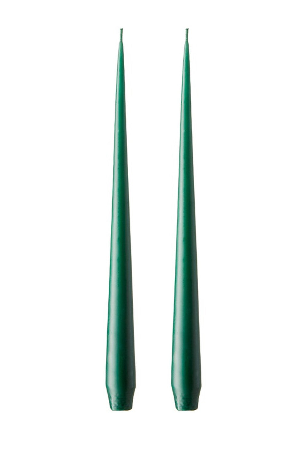 Yeşil Kokusuz 2'li Mum 32 cm - 0