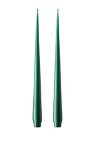 Yeşil Kokusuz 2'li Mum 32 cm - 0