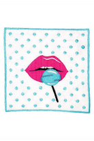 Pop Art Lips Dudak Desenli Vintage Kokteyl Peçeteler - 4 Adet - 7