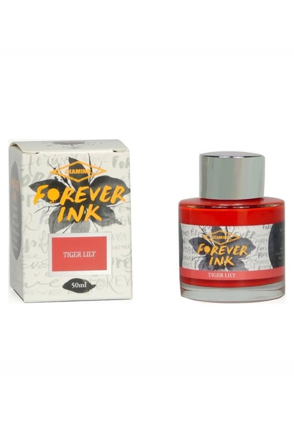 Forever Permanent & Waterproof Pigment Şişe Mürekkep 50ml Tiger Lily - 0