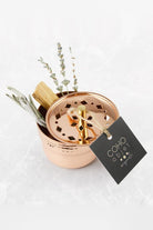 Coho Box Lux Dövme Bakır Mini Tütsülük & Adaçayı & 3 Palo Santo Hediye Seti - 3