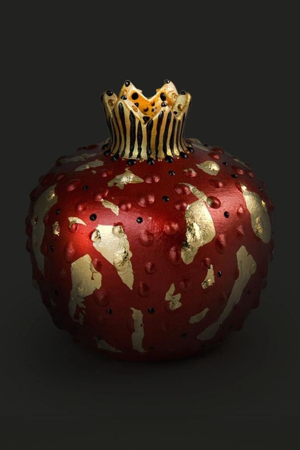 Coho Art Aşk Narı El Yapımı Sanatsal Dekoratif Obje Brilliant Wine Red - 2