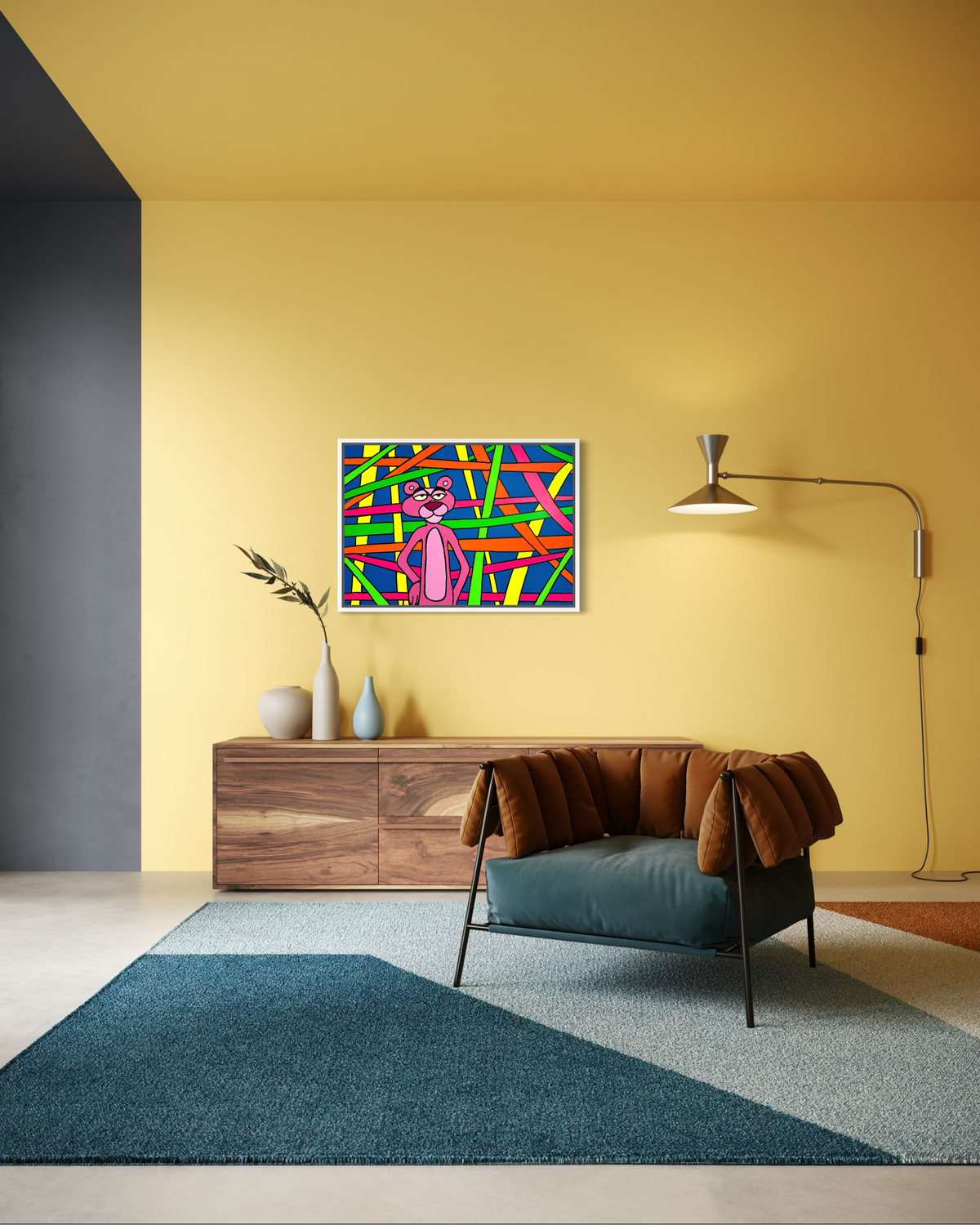 The Groovy Cat Pt.2 | 70X100 Cm