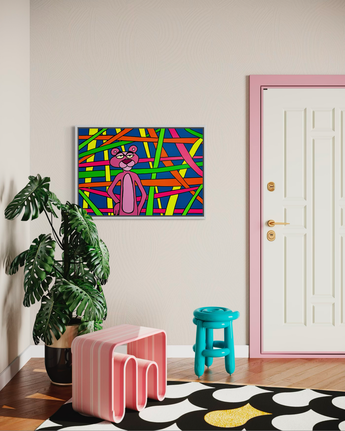The Groovy Cat Pt.2 | 70X100 Cm
