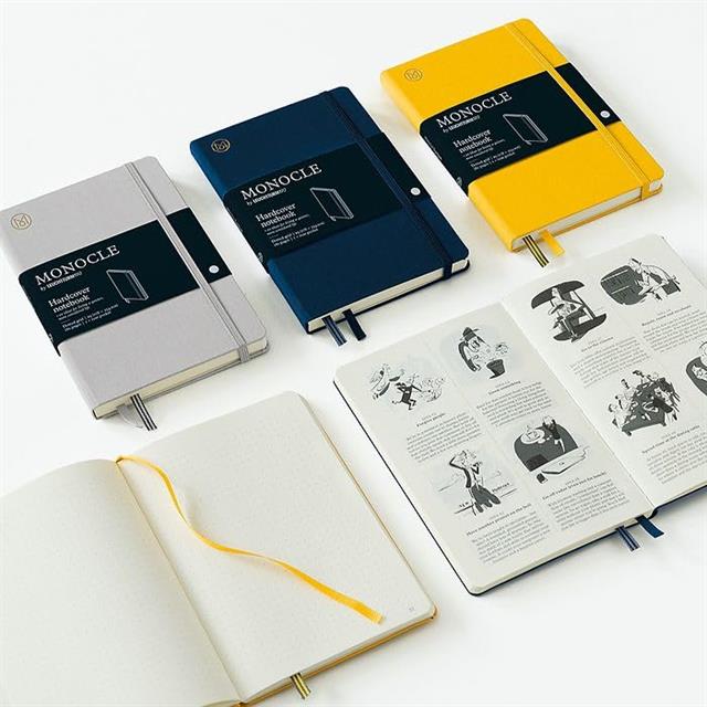 Leuchtturm1917 X Monocle Limited Edition Defter A6, Sert Kapak, 192 Noktalı Sayfa Yellow 363365