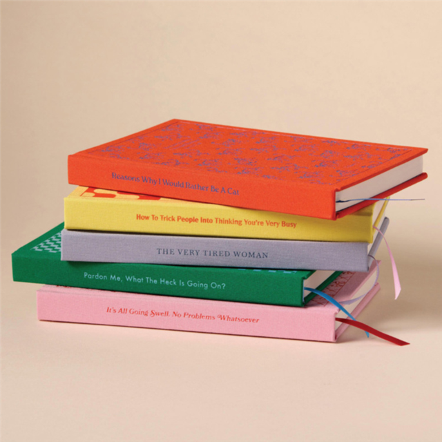 Designworks Ink Retro Kapaklı Defter - Pembe / It'S All Going Swell (14.6X21.6 Cm)