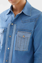2be4A-Erkek Açık Mavi Cepli Denim Gömlek-5-roqelvaxirum.shop