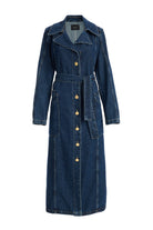 2be4A-Kadın Denim Trençkot-Trençkot-2-roqelvaxirum.shop