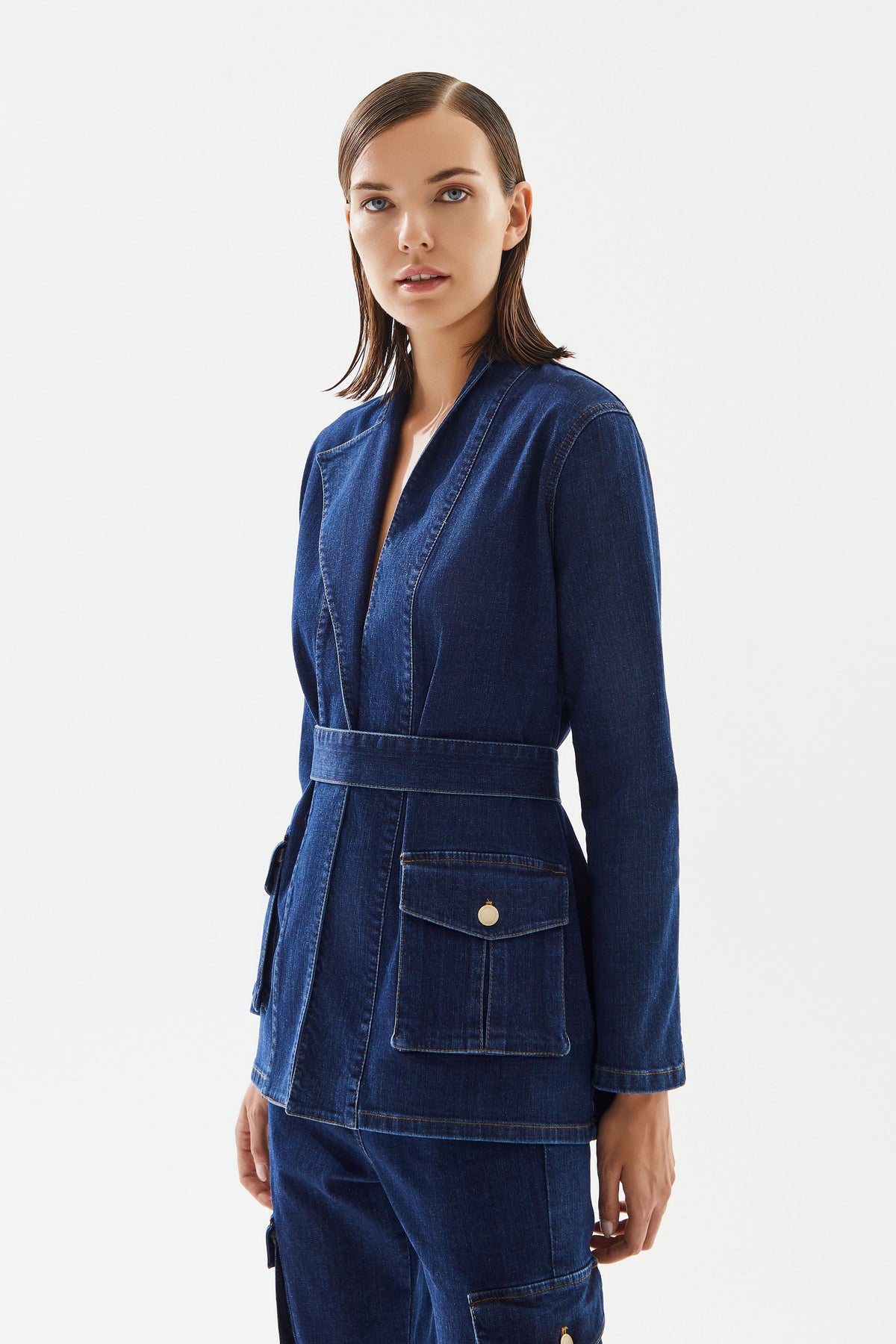 2be4A-Kadın Kargo Cepli Denim Ceket-5-roqelvaxirum.shop