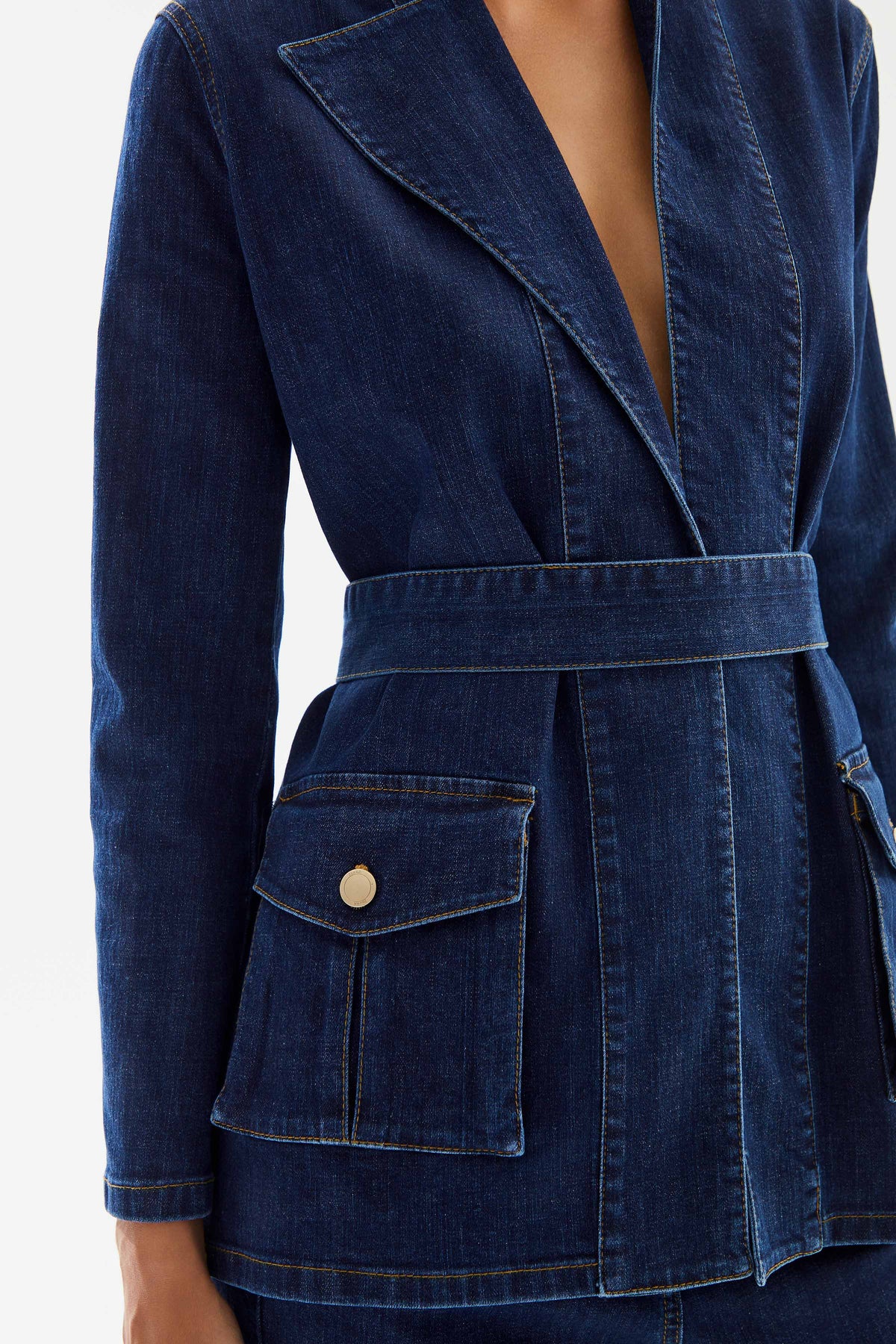 2be4A-Kadın Kargo Cepli Denim Ceket-6-roqelvaxirum.shop