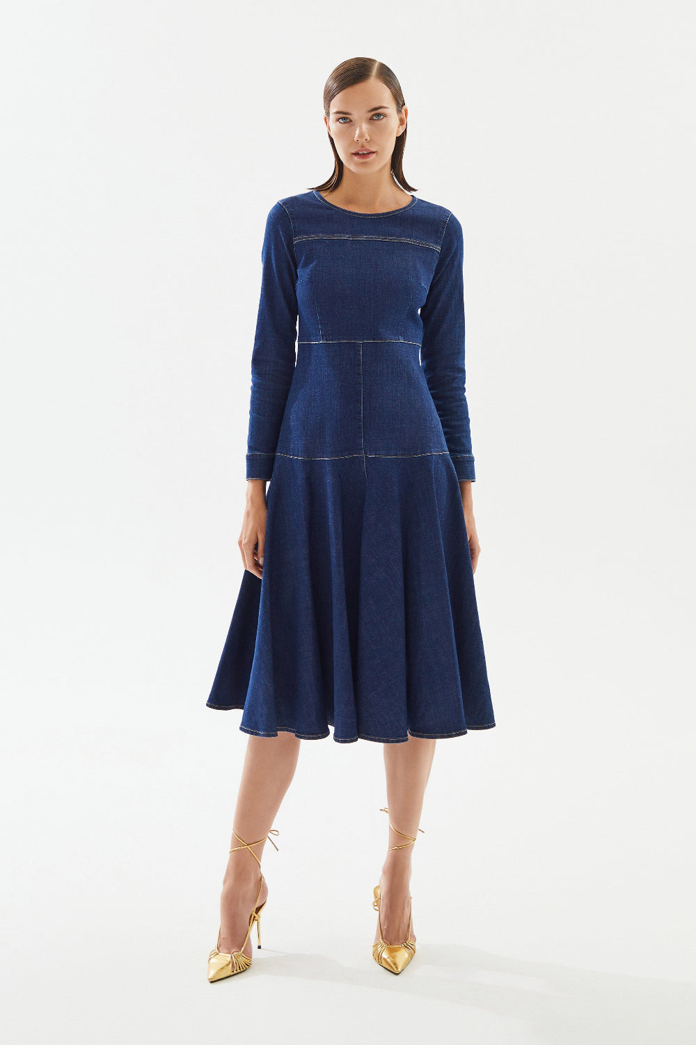 2be4A-Kadın Klasik Denim Elbise-Elbise-1-roqelvaxirum.shop