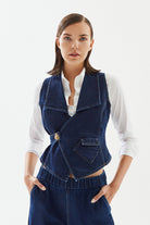 2be4A-Kadın Kruvaze Denim Yelek-Yelek-1-roqelvaxirum.shop