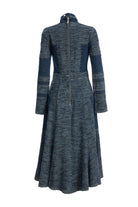 2be4A-Kadın Şeritli Denim Elbise-Elbise-3-roqelvaxirum.shop