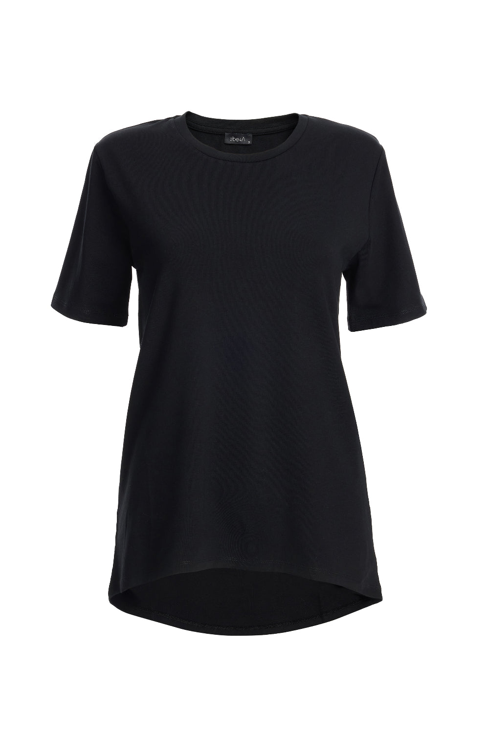2be4A-Kadın Siyah Arkası Uzun Ttshirt-1-roqelvaxirum.shop