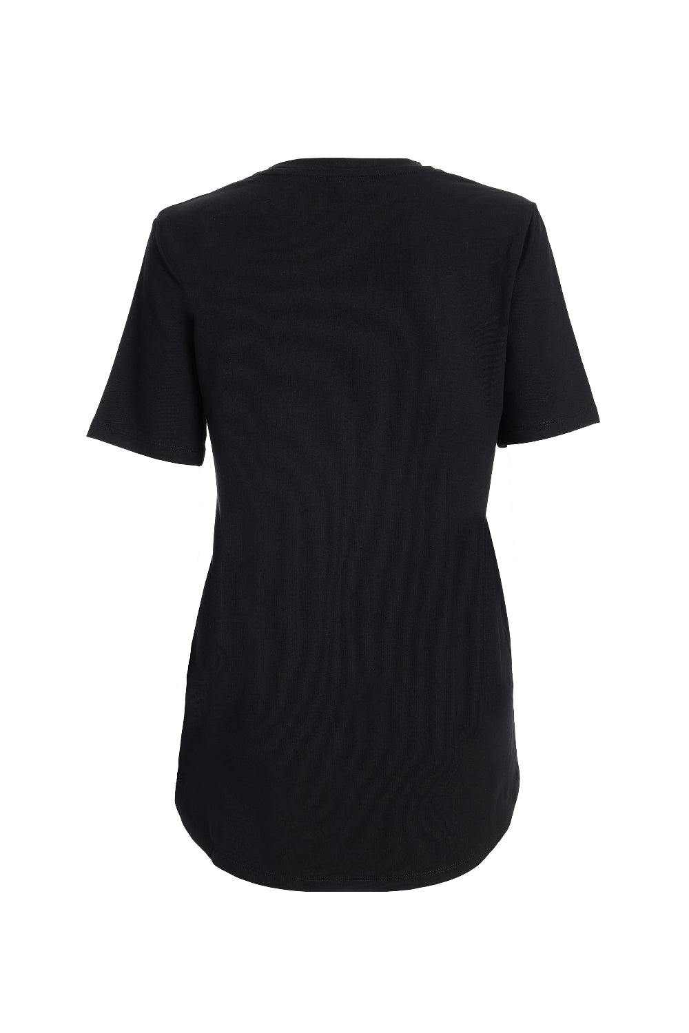 2be4A-Kadın Siyah Arkası Uzun Ttshirt-2-roqelvaxirum.shop