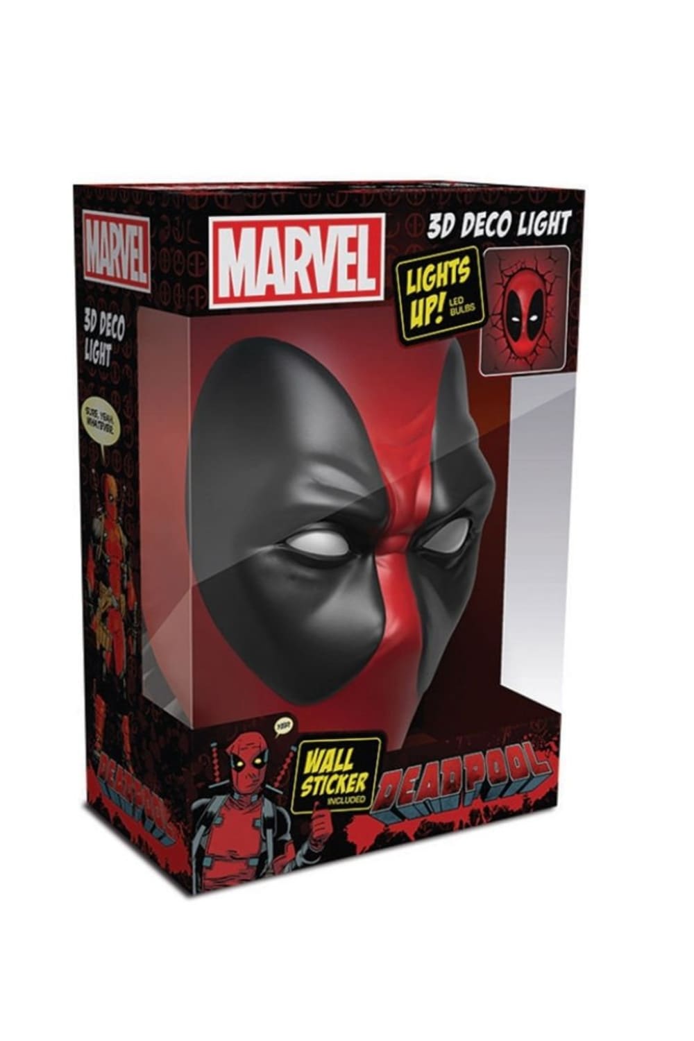 3D Light FX-Deadpool 3D Duvar Lambası - Wall Light-Duvar Lambası-2-roqelvaxirum.shop