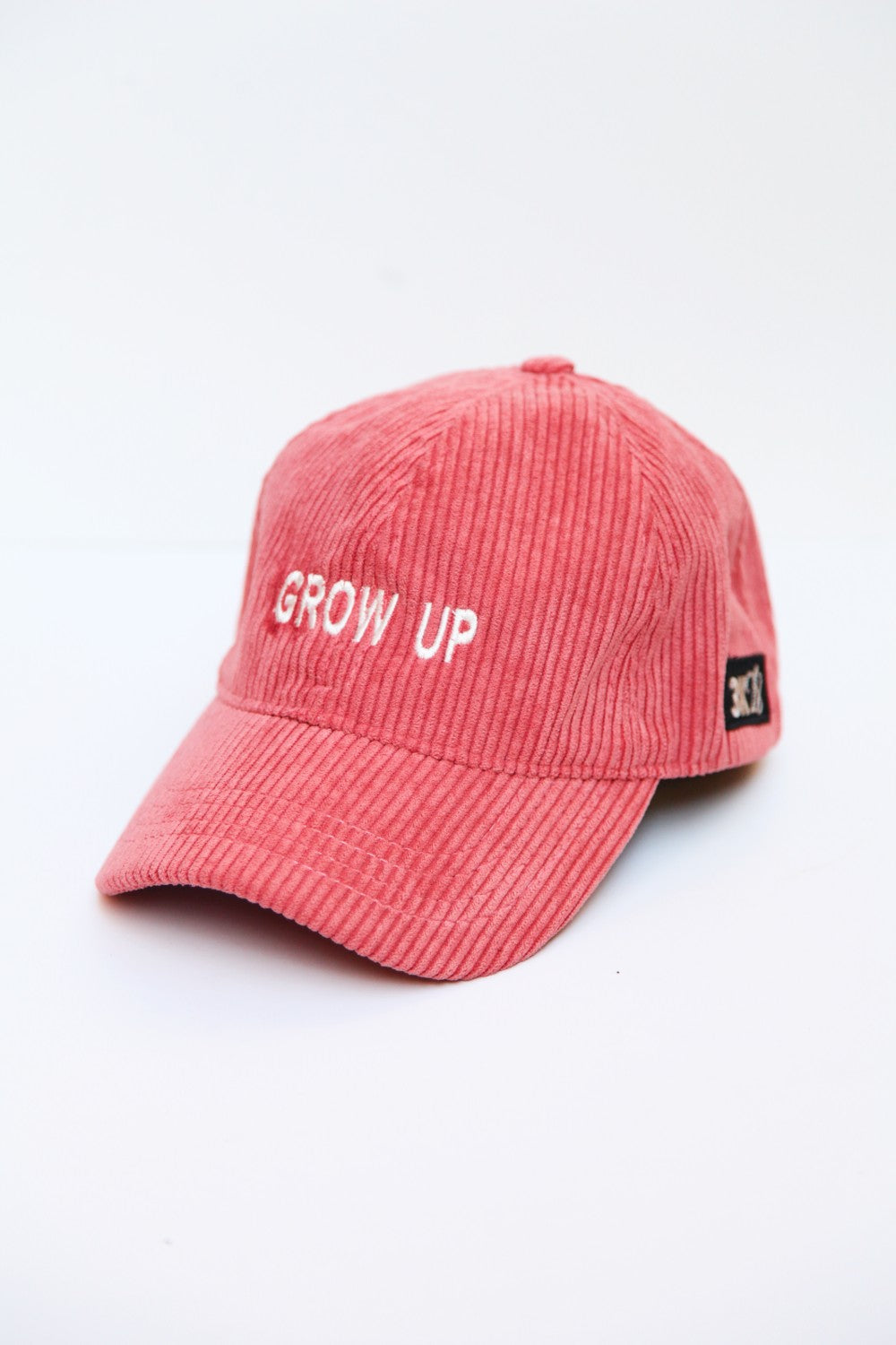 3K28-Fitilli Kadife Grow Up Cap-Şapka-1-roqelvaxirum.shop