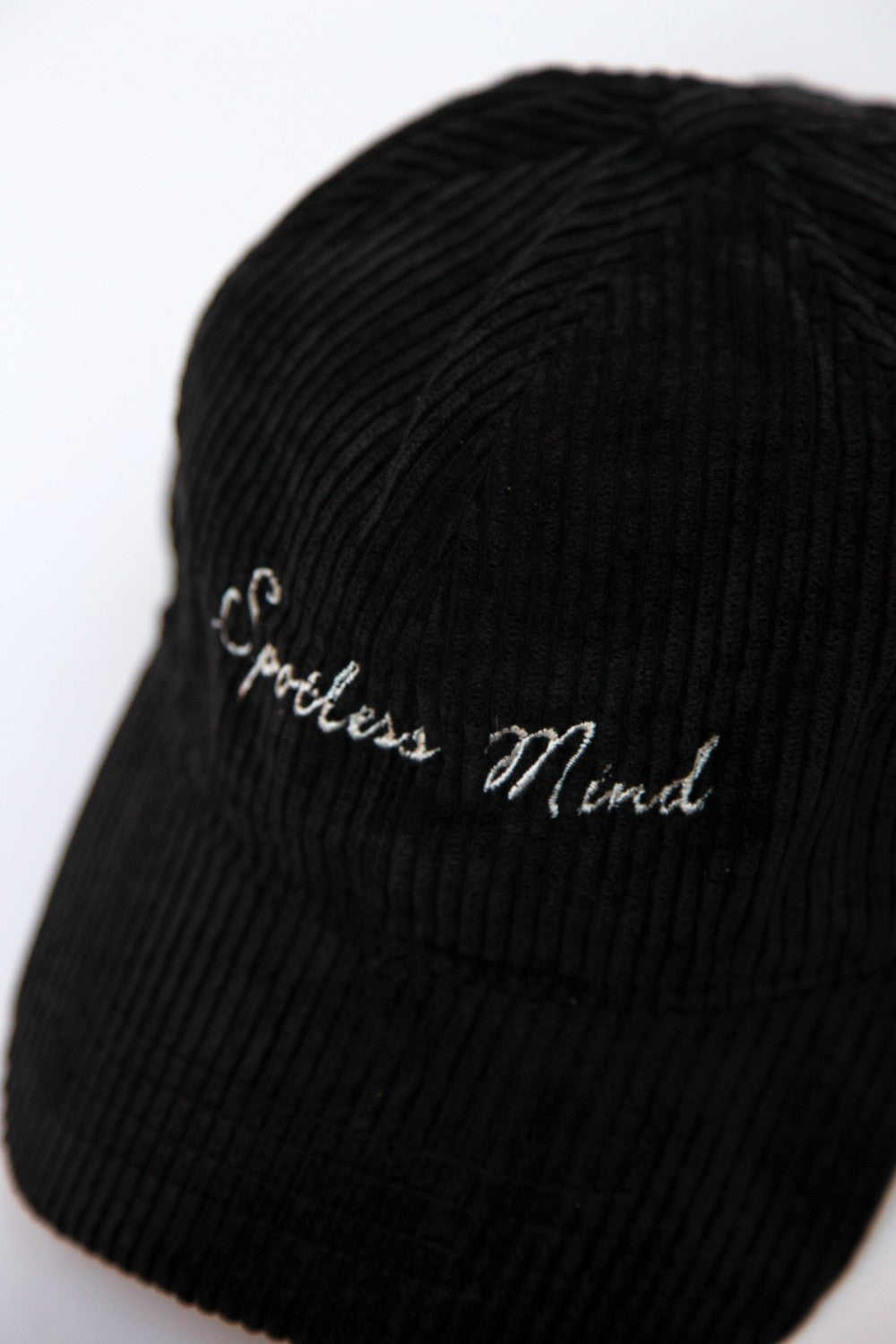3K28-Fitilli Kadife Siyah Cap-Şapka-4-roqelvaxirum.shop