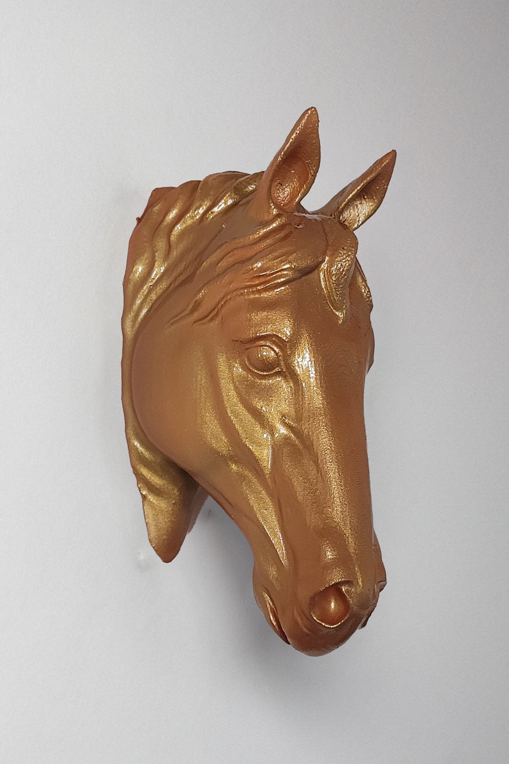 42A35 Home & Living-At Kafası Duvar Figürü | Antik Gold-Duvar Dekorları-1-roqelvaxirum.shop