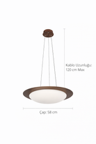 Lumiana-Noctra Large Led Sarkıt - 58 Cm-Avize-4-roqelvaxirum.shop